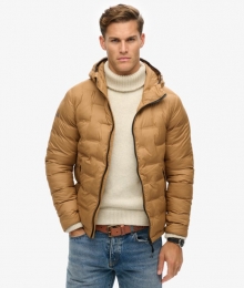 GewatteerdeKortePufferjasBruinGrootteM