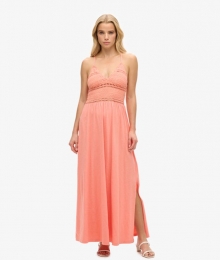 JerseyMaxi-jurkmetKantCreamGrootte42