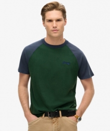 EssentialLogoBaseballshirtGreenGrootteXxl