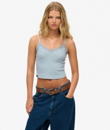 KortAthleticEssentialsCamitopjemetKantenRandBlauwGrootte42-44