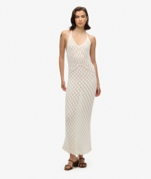 GehaakteMaxihalterjurkWitGrootte42