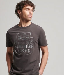 KlassiekReworkedT-shirtDonkergrijsGrootteM