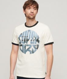 PhotographicT-shirtmetLogoWitGrootteL