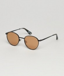 MetalenSdrZonnebrilmetRondMontuurZwartGrootte1SIZE