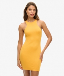 JerseyRacerMini-jurkGeelGrootte38