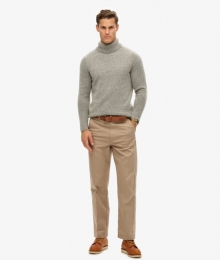 ChinobroekmetRechtePijpenBeigeGrootte3032