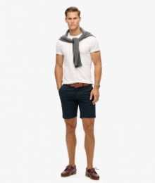 ChinoshortmetStretchBlauwGrootte30