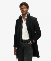 Getailleerde2-in-1StadsjasZwartGrootteM