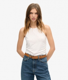 TanktopmetRuchesWitGrootte40