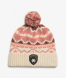 ApresSkiGebreideBeanieCrmeGrootte1SIZE