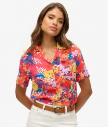 BeachResortOverhemdRozeGrootte40