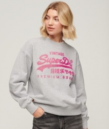 TonsurtonSweatshirtmetLossePasvormGrijsGrootte38