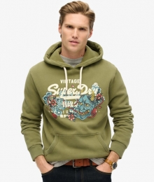 TokyoHoodiemetVintageLogoenGrafischePrintGroenGrootteXxl