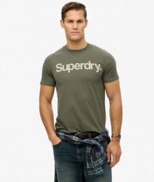 T-shirtmetCore-logoKhakiGrootteXL