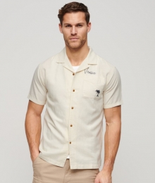 ResortOverhemdmetKorteMouwenWitGrootteM