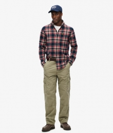 BaggyCargobroekvanBiologischKatoenKhakiGrootte3032