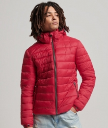 KlassiekePufferjasmetCapuchonRoodGrootteL