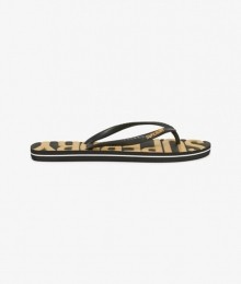 VeganVintageTeenslippersZwartGrootte5-6