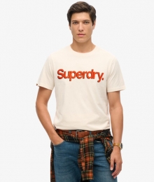 ShadowT-shirtmetCore-logoCrmeGrootteXL