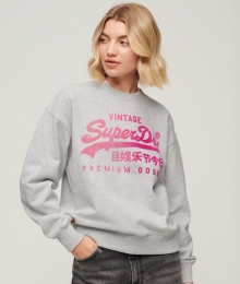 TonsurtonSweatshirtmetLossePasvormGrijsGrootte44