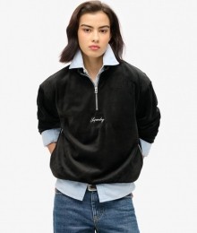 CountryClubVeloursTruimetHalveRitsBlackGrootte34