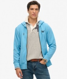 EssentialLogoWashedHoodiemetRitsLightBlueGrootteXxl