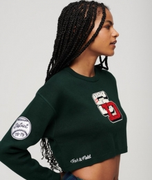 KorteVarsityTruimetRondeHalsGroenGrootte44