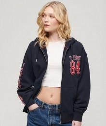 BoyfriendHoodiemetCollege-logoenRitsBlauwGrootte42