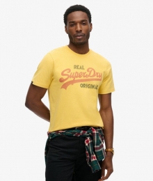 VintageLogoSodaPopT-shirtGeelGrootteM