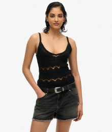 GehaaktCamitopjeBlackGrootte38