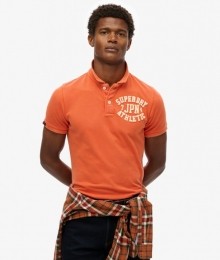VintageAthleticPoloshirtOrangeGrootteM