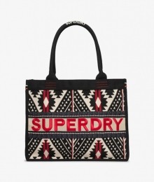 LuxeGeborduurdeDraagtasBlackGrootte1SIZE