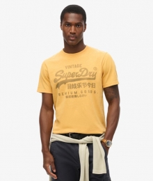 KlassiekHeritageT-shirtGeelGrootteM