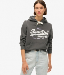 VersierdeVintageLogoHoodieZwartGrootte42