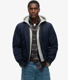 MilitaryMA1-jasmetCapuchonBlauwGrootteM