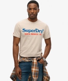 VenueDuoT-shirtmetLogoBeigeGrootteM