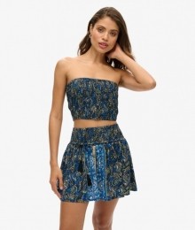 BandeautopmetPaisleyprintBlauwGrootte36