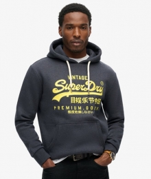 NeonHoodiemetPrintBlauwGrootteXL