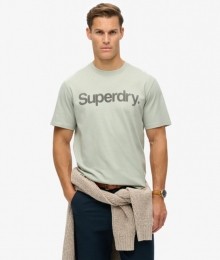 CoreLogoCityT-shirtmetLossePasvormLichtgrijsGrootteXL