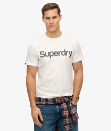 T-shirtmetCore-logoWitGrootteS