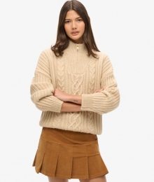 GeplooideVintageMinirokvanCorduroyBruinGrootte40