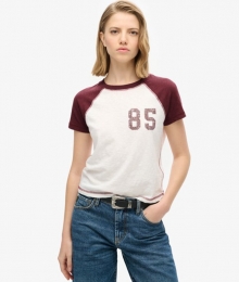 AthleticEssentialsSlimfitT-shirtmetRaglanmouwenWitGrootte38
