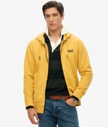 EssentialLogoWashedHoodiemetRitsGoudGrootteM