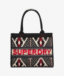 LuxeGeborduurdeDraagtasBlackGrootte1SIZE