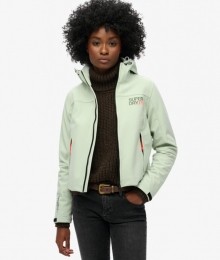 SoftshellTrekkerjasmetCapuchonLichtgrijsGrootte42