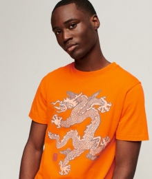 XKomodoVintageT-shirtOranjeGrootteL