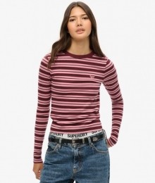 GestreeptetopmetLangeMouwenRozeGrootte34