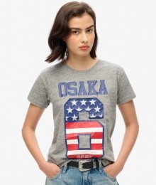 Osaka690sT-shirtmetVlagGrijsGrootte42