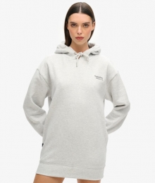 EssentialSweatjurkmetCapuchonLichtgrijsGrootte10-12
