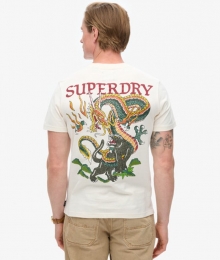 TattooT-shirtmetPrintCrmeGrootteM